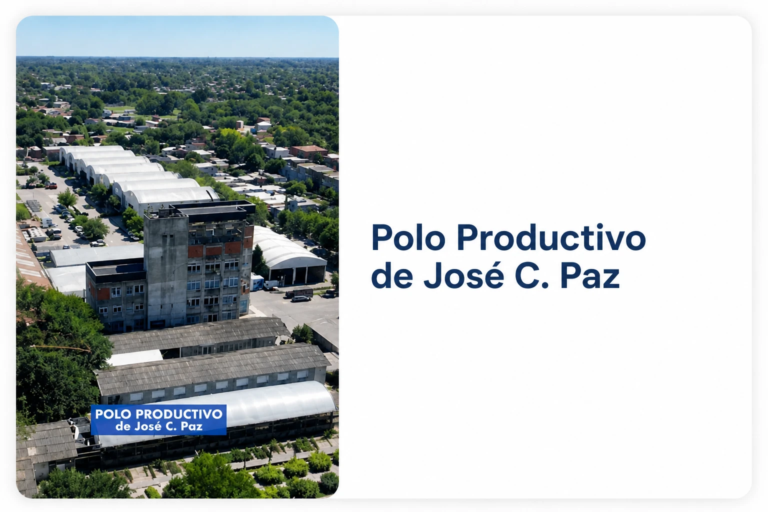Fachada de Polo Productivo